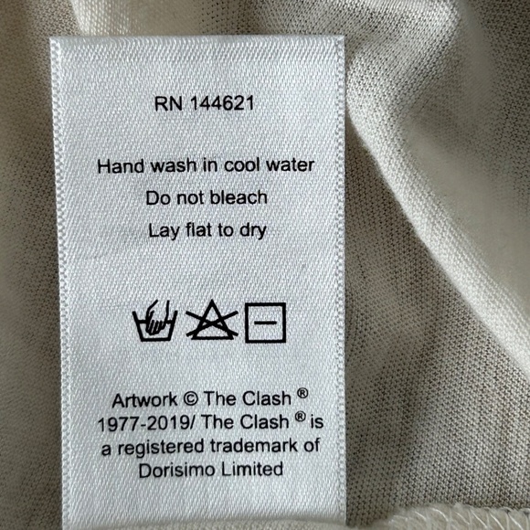 R13 Clash City Rockers Graphic Print Top Cotton Cashmere Blend Size Med - Picture 8 of 12